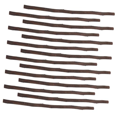 HEALSOPTHY 50 Stück Natürliche Holzstäbe für DIY Bastelzwecke ca Lange Robuste Holzstäbchen für Kindergarten Handwerk Hochzeits und Gartendeko Vielseitige Rustikale Bastelzweige von HEALSOPTHY