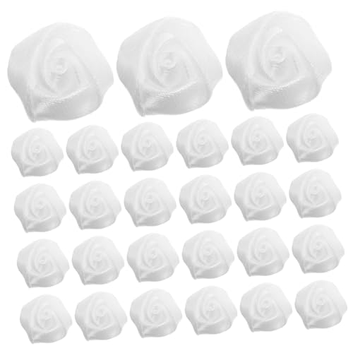 HEALSOPTHY 50 Stück Satinband Rosen Mini Blumen Boutique Applikation Nähen Verzierung Zubehör Für DIY Handwerk Scrapbooking Hochzeit Party Dekoration Weiß HEALSOPTHY 50 Stück Satinband Rosen Mini Blumen Boutique Applikation Nähen Verzierung Zubehör Für DIY Handwerk Scrapbooking Hochzeit Party Dekoration Weiß von HEALSOPTHY