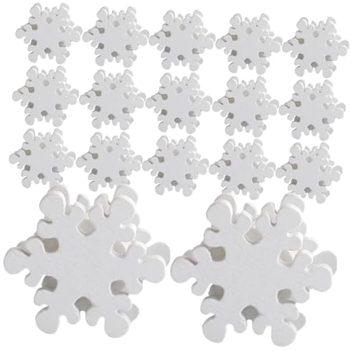 HEALSOPTHY 50 Stück Schneeflocken Holzperlen Auffädeln Natürliche DIY Bastelperlen für Schmuckherstellung und Weihnachtsdeko Sichere Glatte Holzperlen für Kreative Handarbeiten HEALSOPTHY 50 Stück Schneeflocken Holzperlen Auffädeln Natürliche DIY Bastelperlen für Schmuckherstellung und Weihnachtsdeko Sichere Glatte Holzperlen für Kreative Handarbeiten von HEALSOPTHY