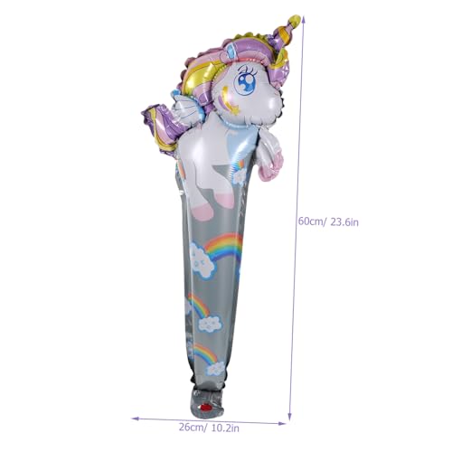 HEALSOPTHY 50 Stück Teiliges Einhorn Aluminiumfolie Luftballon Aufblasbar Handlich als Partydeko und Fotorequisite Farbenfrohes Design für Kindergeburtstag und Festliche Anlässe HEALSOPTHY 50 Stück Teiliges Einhorn Aluminiumfolie Luftballon Aufblasbar Handlich als Partydeko und Fotorequisite Farbenfrohes Design für Kindergeburtstag und Festliche Anlässe von HEALSOPTHY