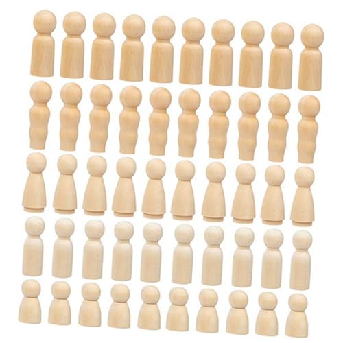 HEALSOPTHY 50 Stück Teiliges Holz DIY familienpuppen Bemalen Glatte Oberfläche Originelles Bastelspielzeug für Fördert Fantasie und Geschicklichkeit als Wohn Studio dekoration HEALSOPTHY 50 Stück Teiliges Holz DIY familienpuppen Bemalen Glatte Oberfläche Originelles Bastelspielzeug für Fördert Fantasie und Geschicklichkeit als Wohn Studio dekoration von HEALSOPTHY