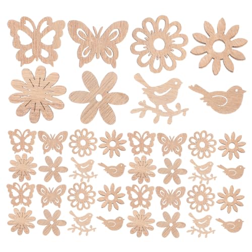 HEALSOPTHY 50 Stück Teiliges Holz dekor blüten Schmetterlingsformen Naturbelassene DIY Holzscheiben für Basteln Malen Tischdeko Langlebige Glatte Holzstreuteile für Kreative HEALSOPTHY 50 Stück Teiliges Holz dekor blüten Schmetterlingsformen Naturbelassene DIY Holzscheiben für Basteln Malen Tischdeko Langlebige Glatte Holzstreuteile für Kreative von HEALSOPTHY