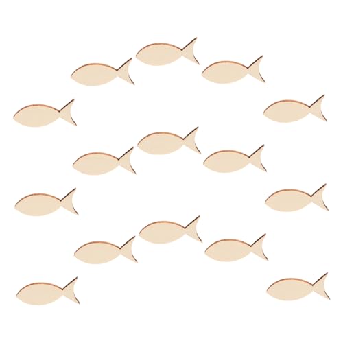 HEALSOPTHY 50 Stück Teiliges Holzfische Deko Blanko zum Bemalen DIY Holz Fische Bastelzuschnitte für Kreative Projekte Vielseitige Holzfischverzierung für Taufe Kommunion Tischdeko HEALSOPTHY 50 Stück Teiliges Holzfische Deko Blanko zum Bemalen DIY Holz Fische Bastelzuschnitte für Kreative Projekte Vielseitige Holzfischverzierung für Taufe Kommunion Tischdeko von HEALSOPTHY