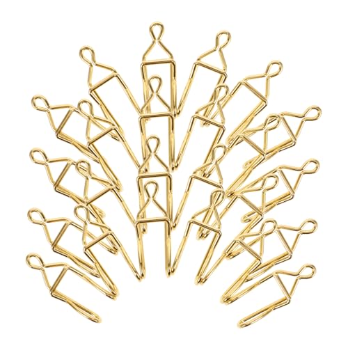 HEALSOPTHY 50 Stück Teiliges Metall Verschlussclips für Taschenuhrketten Robustes Eisen DIY Zubehör Vielseitige Kettenverschlüsse für Taschenuhren Cowboy und Hosenketten Klassische Farbe von HEALSOPTHY