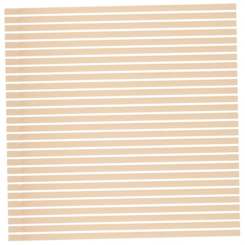 HEALSOPTHY 50 Stück Unlackierte Bambusstäbe für Diy Projekte Quadratische Holzdübel für Basteln und Modellbau für Architekturmodelle HEALSOPTHY 50 Stück Unlackierte Bambusstäbe für Diy Projekte Quadratische Holzdübel für Basteln und Modellbau für Architekturmodelle von HEALSOPTHY