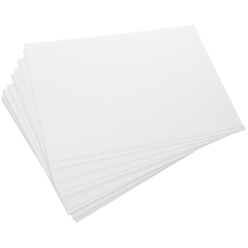HEALSOPTHY 50 Stück Weiße Kartonpapier Bastelpapier DIY Malpapier Origami Papier Bastelmaterial für Zeichnen Skizzieren Handgefertigte Karten Kreative Bastelideen von HEALSOPTHY