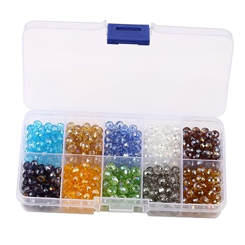 HEALSOPTHY 500 Stück Facettierte Briolette Glasperlen Farben Kristallperlen für Schmuckherstellung DIY Armband Ohrring Bastelperlen mit Aufbewahrungsbox HEALSOPTHY 500 Stück Facettierte Briolette Glasperlen Farben Kristallperlen für Schmuckherstellung DIY Armband Ohrring Bastelperlen mit Aufbewahrungsbox von HEALSOPTHY