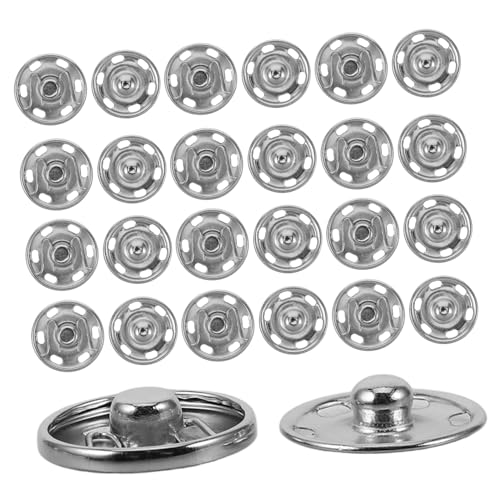 HEALSOPTHY 50Stücke Metalldruckknöpfe zum Annähen Silberne Druckknöpfe für Kleidung Unsichtbares Handnähen Einfach zu Befestigen Nähzubehör für DIY Projekte und Reparaturen HEALSOPTHY 50Stücke Metalldruckknöpfe zum Annähen Silberne Druckknöpfe für Kleidung Unsichtbares Handnähen Einfach zu Befestigen Nähzubehör für DIY Projekte und Reparaturen von HEALSOPTHY