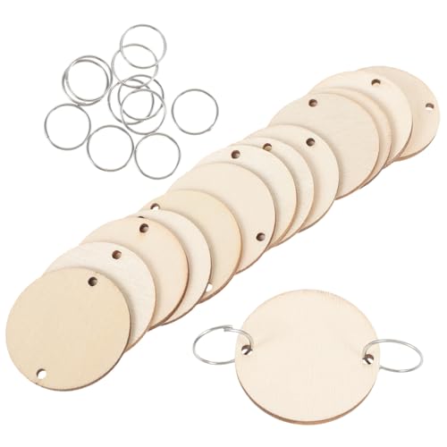 HEALSOPTHY 50Stücke Runde Holzscheiben Set mit Eisenringen für Geburtstags Erinnerungskalender Hängekalender Holz DIY Wanddekoration für Zuhause Unvollendete Holztafel Accessoires HEALSOPTHY 50Stücke Runde Holzscheiben Set mit Eisenringen für Geburtstags Erinnerungskalender Hängekalender Holz DIY Wanddekoration für Zuhause Unvollendete Holztafel Accessoires von HEALSOPTHY