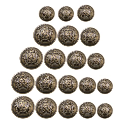 HEALSOPTHY 50Stücke Vintage Metallknöpfe für Kleidung Praktische Verzierungen für Pullover Mäntel und Anzüge Verschiedenen Hochwertige Langlebige Bekleidungsknöpfe HEALSOPTHY 50Stücke Vintage Metallknöpfe für Kleidung Praktische Verzierungen für Pullover Mäntel und Anzüge Verschiedenen Hochwertige Langlebige Bekleidungsknöpfe von HEALSOPTHY
