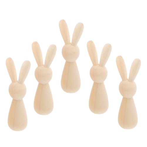 HEALSOPTHY 5Stücke Unvollendete Holz Hasen Figuren Rustikale DIY für Ostern Hasen Holz zum Ausmalen und Gestalten Tischdekoration und Bastelprojekte HEALSOPTHY 5Stücke Unvollendete Holz Hasen Figuren Rustikale DIY für Ostern Hasen Holz zum Ausmalen und Gestalten Tischdekoration und Bastelprojekte von HEALSOPTHY