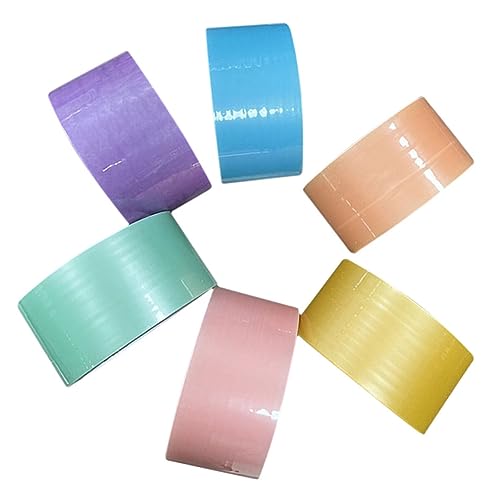HEALSOPTHY 6 Rollen Bunte Sticky Ball Tapes Farbenfrohes Klebriges Klebeband Langlebig und Sicher für Stressabbau zu Hause Büro und Unterwegs DIY Dekompressionsband HEALSOPTHY 6 Rollen Bunte Sticky Ball Tapes Farbenfrohes Klebriges Klebeband Langlebig und Sicher für Stressabbau zu Hause Büro und Unterwegs DIY Dekompressionsband von HEALSOPTHY