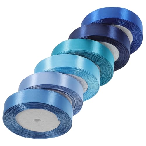 HEALSOPTHY 6 Rollen Dekoband Satin Geschenkband in Farben Vielseitig Verwendbar Waschbar Zuschneidbar Hochwertiges für Geschenkverpackung Basteln und Dekoration HEALSOPTHY 6 Rollen Dekoband Satin Geschenkband in Farben Vielseitig Verwendbar Waschbar Zuschneidbar Hochwertiges für Geschenkverpackung Basteln und Dekoration von HEALSOPTHY
