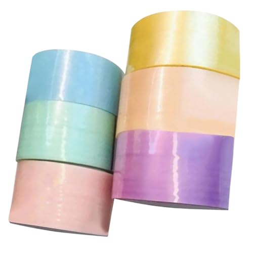 HEALSOPTHY 6 Rollen Klebeband mit Bunten Klebrigen Bällen Entspannendes DIY Dekompressionsspielzeug aus Sicherem Glatter Oberfläche Originelles Geschenk für Personen von HEALSOPTHY