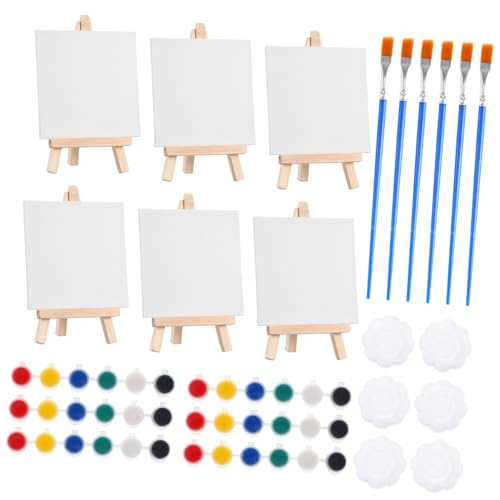 HEALSOPTHY 6 Sätze Miniatur Malset Teilig mit Kleinen Leinwänden Tischstaffeleien aus Holz Aquarell und Ölfarben Pinsel Vielseitiges Künstler für Anfänger und Fortgeschrittene HEALSOPTHY 6 Sätze Miniatur Malset Teilig mit Kleinen Leinwänden Tischstaffeleien aus Holz Aquarell und Ölfarben Pinsel Vielseitiges Künstler für Anfänger und Fortgeschrittene von HEALSOPTHY