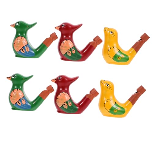 HEALSOPTHY 6 Stck Teiliges Set Keramische Vogelpfeifen für Adorable Wasser Vogelpfeifen Geeignet für Partys HEALSOPTHY 6 Stck Teiliges Set Keramische Vogelpfeifen für Adorable Wasser Vogelpfeifen Geeignet für Partys von HEALSOPTHY