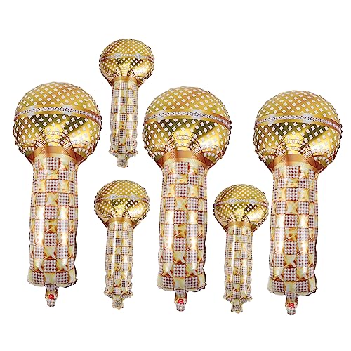 HEALSOPTHY 6 Stück Aluminiumfolienballons für Partys hochzeitslaken hochzeitsbingo Luftballons für Gold hochzeitsdeko 4D Aluminiumfolienballon Zubehör für Partydekoration HEALSOPTHY 6 Stück Aluminiumfolienballons für Partys hochzeitslaken hochzeitsbingo Luftballons für Gold hochzeitsdeko 4D Aluminiumfolienballon Zubehör für Partydekoration von HEALSOPTHY