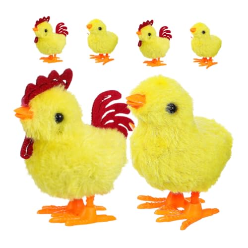 HEALSOPTHY 6 Stück Auf Dem Uhrwerk Küken Partygeschenke Tierspielzeug Intelligenzspielzeug Aufziehspielzeug Huhn Interaktives Plüschtier Massenspielzeug Für Neuheit Toys Plastik Yellow HEALSOPTHY 6 Stück Auf Dem Uhrwerk Küken Partygeschenke Tierspielzeug Intelligenzspielzeug Aufziehspielzeug Huhn Interaktives Plüschtier Massenspielzeug Für Neuheit Toys Plastik Yellow von HEALSOPTHY