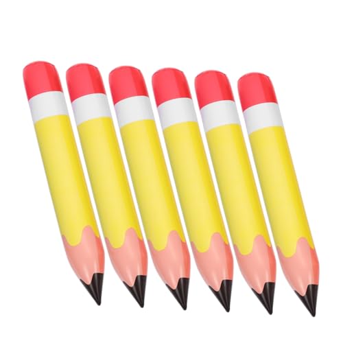 HEALSOPTHY 6 Stück Aufblasbare PVC Bleistift Dekorationen Langlebig und Reißfest Große Schulanfang Wand und Klassenzimmerdeko Auffällige Party Requisiten HEALSOPTHY 6 Stück Aufblasbare PVC Bleistift Dekorationen Langlebig und Reißfest Große Schulanfang Wand und Klassenzimmerdeko Auffällige Party Requisiten von HEALSOPTHY