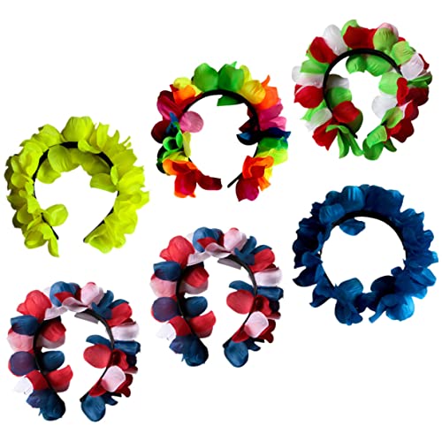 HEALSOPTHY 6 Stück Blütenblatt Stirnband Dekorationen Tropische Luftballons Blumen Haarbänder Tropische Stirnbänder Luau Pool Strandparty Stirnband Kopfstück HEALSOPTHY 6 Stück Blütenblatt Stirnband Dekorationen Tropische Luftballons Blumen Haarbänder Tropische Stirnbänder Luau Pool Strandparty Stirnband Kopfstück von HEALSOPTHY