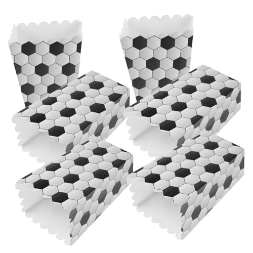 HEALSOPTHY 6 Stück Fußball Popcorn Boxen Snackboxen für Sportparty Deko Jungen Geburtstagspartys Praktische Tragbare Papiertüten für Popcorn Snacks Pommes Einfache Montage HEALSOPTHY 6 Stück Fußball Popcorn Boxen Snackboxen für Sportparty Deko Jungen Geburtstagspartys Praktische Tragbare Papiertüten für Popcorn Snacks Pommes Einfache Montage von HEALSOPTHY