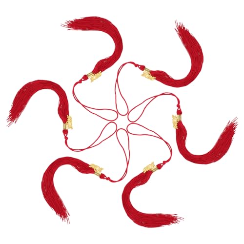HEALSOPTHY 6 Stück Graduation Cap Tassel Charm Rote Quasten für Abschlussfeiern Leicht zu Befestigen für Zeremonien und Partys Weichem Gefertigt HEALSOPTHY 6 Stück Graduation Cap Tassel Charm Rote Quasten für Abschlussfeiern Leicht zu Befestigen für Zeremonien und Partys Weichem Gefertigt von HEALSOPTHY