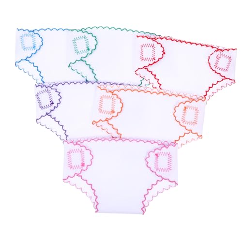 HEALSOPTHY 6 Stück Puppenwindeln aus Kleidung Zubehör für DIY Puppen für Praktische und Sichere Verwendung für Kreative Bastelprojekte HEALSOPTHY 6 Stück Puppenwindeln aus Kleidung Zubehör für DIY Puppen für Praktische und Sichere Verwendung für Kreative Bastelprojekte von HEALSOPTHY
