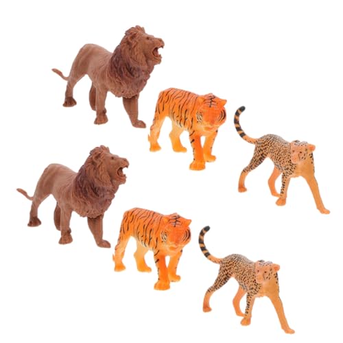 HEALSOPTHY 6 Stück Teiliges Dschungel Tierfiguren Realistische Kuchen Dekorationen Kleine Wildtiere Miniatur Tiermodelle für Kindergeburtstag und Schreibtischdeko HEALSOPTHY 6 Stück Teiliges Dschungel Tierfiguren Realistische Kuchen Dekorationen Kleine Wildtiere Miniatur Tiermodelle für Kindergeburtstag und Schreibtischdeko von HEALSOPTHY