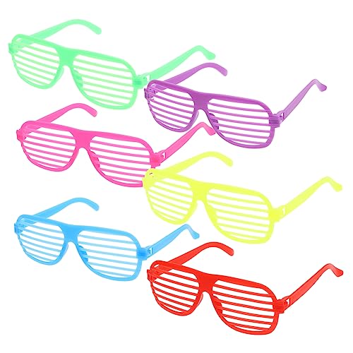 HEALSOPTHY 6 Stück Teiliges Neon Shutter Shades Partybrille für Lustige Fotorequisiten für Kostümpartys und Feierlichkeiten Einzigartiges Design für Unvergessliche Erinnerungen HEALSOPTHY 6 Stück Teiliges Neon Shutter Shades Partybrille für Lustige Fotorequisiten für Kostümpartys und Feierlichkeiten Einzigartiges Design für Unvergessliche Erinnerungen von HEALSOPTHY