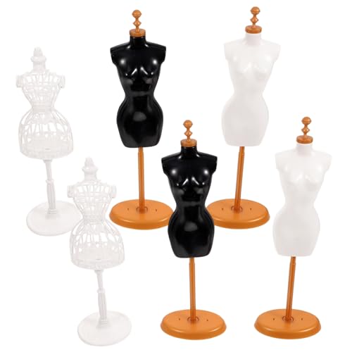 HEALSOPTHY 6 Stück Teiliges Puppenständer aus Kunststoff Robuste Mini Schaufensterpuppen für Puppenkleider und Outfits als für Teenager Mädchen Puppenkleidungspräsentation HEALSOPTHY 6 Stück Teiliges Puppenständer aus Kunststoff Robuste Mini Schaufensterpuppen für Puppenkleider und Outfits als für Teenager Mädchen Puppenkleidungspräsentation von HEALSOPTHY