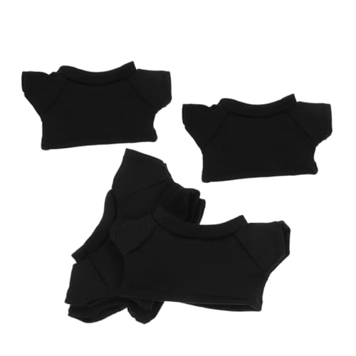 HEALSOPTHY 6 Stück Teiliges Schwarze Bären T Shirts aus Weichem Basic Mini Bärenoutfit für Plüschtiere Bequemes Geformtes DIY Zubehör für Puppen und Kuscheltierbekleidung HEALSOPTHY 6 Stück Teiliges Schwarze Bären T Shirts aus Weichem Basic Mini Bärenoutfit für Plüschtiere Bequemes Geformtes DIY Zubehör für Puppen und Kuscheltierbekleidung von HEALSOPTHY