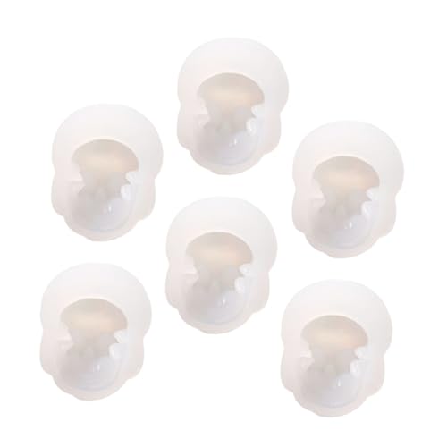 HEALSOPTHY 6 Stück Teiliges Silikonform Schädelkopf Motiv Flexible Resin Gießform für DIY Schmuckherstellung Langlebig Elastisch und Hochreißfest für Anhänger Ohrringe Armbänder HEALSOPTHY 6 Stück Teiliges Silikonform Schädelkopf Motiv Flexible Resin Gießform für DIY Schmuckherstellung Langlebig Elastisch und Hochreißfest für Anhänger Ohrringe Armbänder von HEALSOPTHY