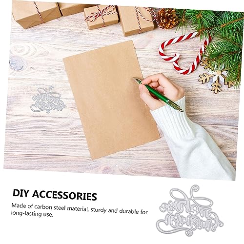 HEALSOPTHY 6 Stück Teiliges Stanzform Langlebigem Kohlenstoffstahl Glatte Oberfläche Präzise Embossing schablonen für DIY Scrapbooking Albumdekoration Fotoalben und Kartengestaltung von HEALSOPTHY