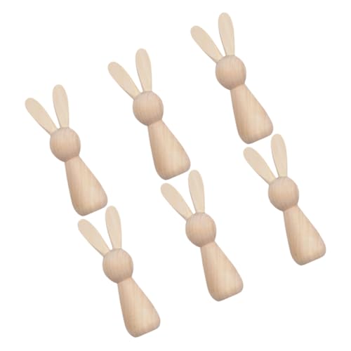 HEALSOPTHY 6 Stück Unbemalte Holzhasen zum Bemalen DIY Osterdeko Kreative Holzhase Figuren Stabile Holzpuppen Vielseitig als Tischdeko Gartenornamente für Familie HEALSOPTHY 6 Stück Unbemalte Holzhasen zum Bemalen DIY Osterdeko Kreative Holzhase Figuren Stabile Holzpuppen Vielseitig als Tischdeko Gartenornamente für Familie von HEALSOPTHY