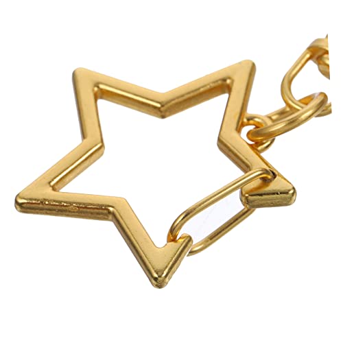 HEALSOPTHY 60 Stück DIY Schlüsselanhänger Clips Langlebiger Sternförmige Metall Karabiner mit Drehverschluss Rostfrei Einfach zu Bedienen für Schmuckherstellung und Bastelprojekte von HEALSOPTHY