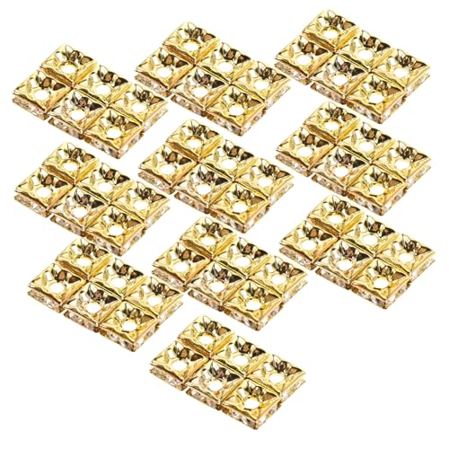 HEALSOPTHY 60 Stück Glänzende Perlen Cubic Zirkonia Schmuckperlen für DIY Armbänder Halsketten Ohrringe Leichte Strasswürfel für Schmuckherstellung von HEALSOPTHY