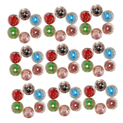 HEALSOPTHY 60 Stück Leuchtende Glasperlen Rundes Perlen für Schmuckherstellung DIY Armbänder Halsketten Basteln Bunte Farben Rosa Lila Schwarz Blau Rot Grün HEALSOPTHY 60 Stück Leuchtende Glasperlen Rundes Perlen für Schmuckherstellung DIY Armbänder Halsketten Basteln Bunte Farben Rosa Lila Schwarz Blau Rot Grün von HEALSOPTHY