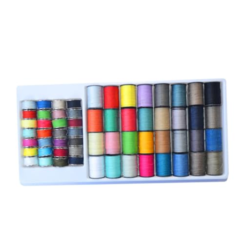 HEALSOPTHY 60 Stück Teiliges Set Bunter Nähgarne Nähfaden für Hand und Nähmaschinen für Stickerei Quiltarbeiten und Langlebig Hochwertigem Vielfältige Farben für Projekte HEALSOPTHY 60 Stück Teiliges Set Bunter Nähgarne Nähfaden für Hand und Nähmaschinen für Stickerei Quiltarbeiten und Langlebig Hochwertigem Vielfältige Farben für Projekte von HEALSOPTHY