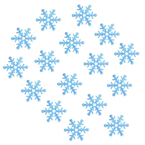 HEALSOPTHY 600 Stk. Schneeflocken Konfetti Blau Party Deko Glitzer Papierstreu für Weihnachtsfeier Fotorequisiten Vielseitig Verwendbar von HEALSOPTHY