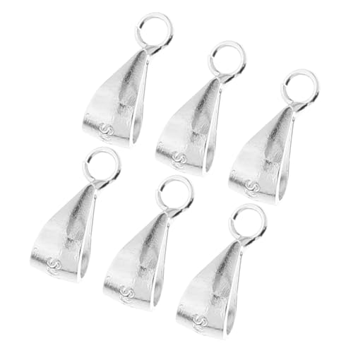 HEALSOPTHY 6Stücke Silber Karabinerverschlüsse für DIY Schmuckherstellung Charm Halter und Anhänger Connector Langlebig und Rostfrei für Armbänder HEALSOPTHY 6Stücke Silber Karabinerverschlüsse für DIY Schmuckherstellung Charm Halter und Anhänger Connector Langlebig und Rostfrei für Armbänder von HEALSOPTHY