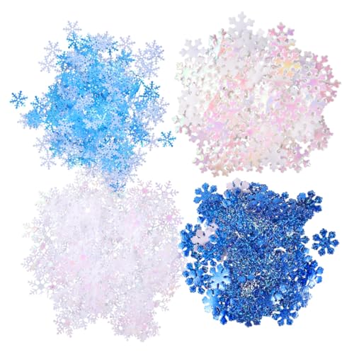 HEALSOPTHY 700 Stück Teiliges Schneeflocken Konfetti Buntes Weihnachtsdeko Streukonfetti in Weiß und Blau Vielseitige Eiskristalle Papierstücke für Hochzeit Party Festliche Tischdekoration HEALSOPTHY 700 Stück Teiliges Schneeflocken Konfetti Buntes Weihnachtsdeko Streukonfetti in Weiß und Blau Vielseitige Eiskristalle Papierstücke für Hochzeit Party Festliche Tischdekoration von HEALSOPTHY