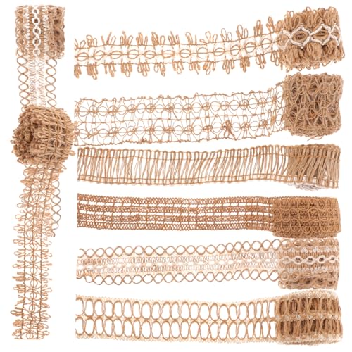 HEALSOPTHY 8 Rollen DIY Juteband Bastelband pro Rolle Verschleißfestes Geschenkband für Geschenkverpackung Hochzeitsdeko Party Blumenarrangements Vielseitiges Dekorationsband HEALSOPTHY 8 Rollen DIY Juteband Bastelband pro Rolle Verschleißfestes Geschenkband für Geschenkverpackung Hochzeitsdeko Party Blumenarrangements Vielseitiges Dekorationsband von HEALSOPTHY