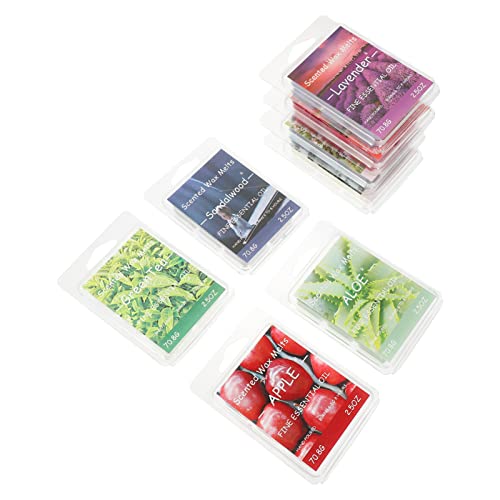 HEALSOPTHY 8 Stück Aromatische Wachswürfel Duftende Wachsblöcke für Aromatherapie für Meditation und Raumduft Zuhause Spa und Yoga von HEALSOPTHY