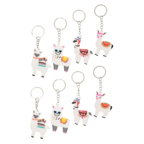 HEALSOPTHY 8 Stück Teiliges Alpaka Schlüsselanhänger Niedliche Cartoon Schlüsselanhänger Anhänger Leichte PVC Ringe als Rucksack und Taschenanhänger Vielseitige Glücksbringer für Partydeko HEALSOPTHY 8 Stück Teiliges Alpaka Schlüsselanhänger Niedliche Cartoon Schlüsselanhänger Anhänger Leichte PVC Ringe als Rucksack und Taschenanhänger Vielseitige Glücksbringer für Partydeko von HEALSOPTHY