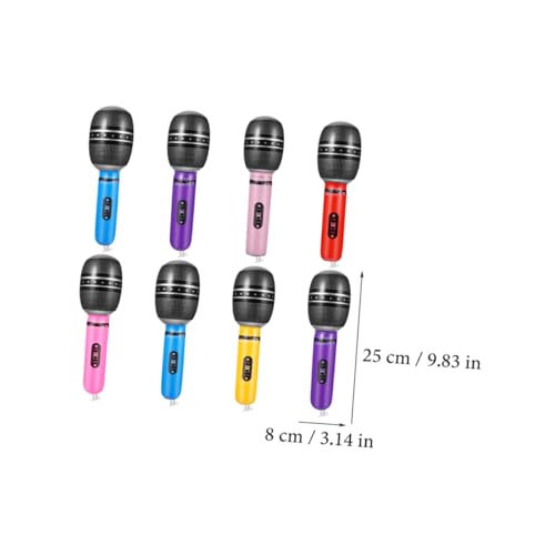 HEALSOPTHY 8 Stück Teiliges Aufblasbares Mikrofon Leichtes Simulation Mikrofon aus PVC Realistische Party Requisite für Fördert Soziale Fähigkeiten und Selbstvertrauen bei Rollenspielen HEALSOPTHY 8 Stück Teiliges Aufblasbares Mikrofon Leichtes Simulation Mikrofon aus PVC Realistische Party Requisite für Fördert Soziale Fähigkeiten und Selbstvertrauen bei Rollenspielen von HEALSOPTHY