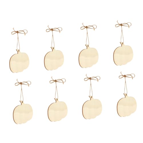 HEALSOPTHY 8 Stück Teiliges Halloween Deko aus Holz mit Glatten Bemalbaren Kürbisanhängern für Gestalten als Herbstliche Anhänger und Geschenkideen HEALSOPTHY 8 Stück Teiliges Halloween Deko aus Holz mit Glatten Bemalbaren Kürbisanhängern für Gestalten als Herbstliche Anhänger und Geschenkideen von HEALSOPTHY