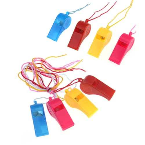 HEALSOPTHY 8 Stück Teiliges Kunststoff Sportpfeifen mit Schwarzem Lanyard Laut und Langlebig für Schiedsrichter Trainer und bei Fußball und Outdoor Aktivitäten Zufällige Zufällige Farbe HEALSOPTHY 8 Stück Teiliges Kunststoff Sportpfeifen mit Schwarzem Lanyard Laut und Langlebig für Schiedsrichter Trainer und bei Fußball und Outdoor Aktivitäten Zufällige Zufällige Farbe von HEALSOPTHY