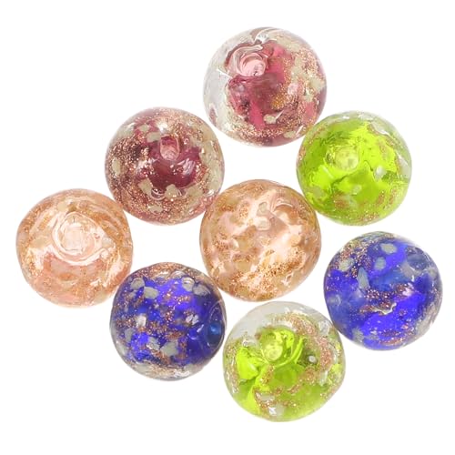 HEALSOPTHY 8 Stück Teiliges Leuchtende Glasperlen Bunte Spacer Beads für DIY Schmuckherstellung Armband Kette Ohrring Zubehör Bastelperlen Langlebig Leicht HEALSOPTHY 8 Stück Teiliges Leuchtende Glasperlen Bunte Spacer Beads für DIY Schmuckherstellung Armband Kette Ohrring Zubehör Bastelperlen Langlebig Leicht von HEALSOPTHY