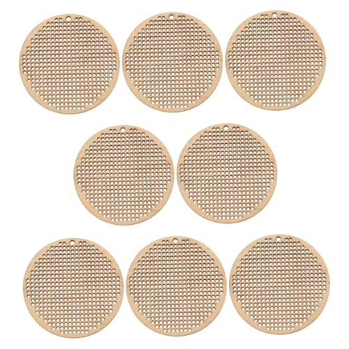HEALSOPTHY 8 Stück Teiliges Runde Holzteile mit Natürlicher Maserung Blanko Kreuzstich Holzanhänger für DIY Lesezeichen Schmuck und Kreative Bastelprojekte Vielseitige Holzplättchen für HEALSOPTHY 8 Stück Teiliges Runde Holzteile mit Natürlicher Maserung Blanko Kreuzstich Holzanhänger für DIY Lesezeichen Schmuck und Kreative Bastelprojekte Vielseitige Holzplättchen für von HEALSOPTHY