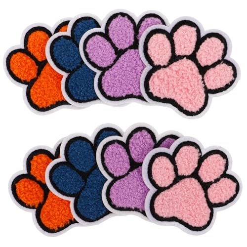 HEALSOPTHY 8 Stück Teiliges Selbstklebender Pfoten aufnäher aus Strapazierfähigem Material Dekorative und Austauschbare Applikationen für Kleidung Schuhe Accessoires für Basteln und HEALSOPTHY 8 Stück Teiliges Selbstklebender Pfoten aufnäher aus Strapazierfähigem Material Dekorative und Austauschbare Applikationen für Kleidung Schuhe Accessoires für Basteln und von HEALSOPTHY